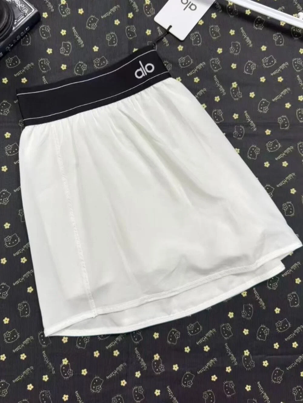 Women’s White ALO Yoga🎠Match Point Tennis Skirt NWT